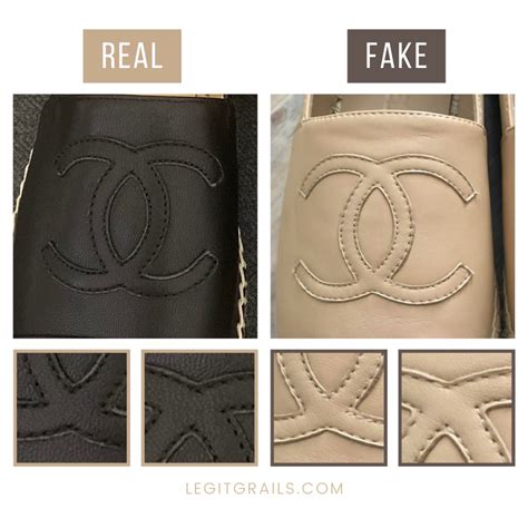 chanel shoes real vs fake